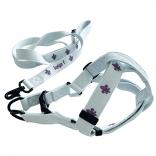 cotton harness leash set LILY water x plum