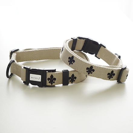 design f online shop / collar cotton lily collar, half choke , harness