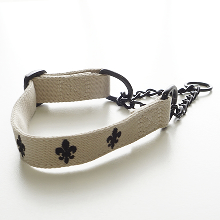 design f online shop / collar cotton lily collar, half choke , harness