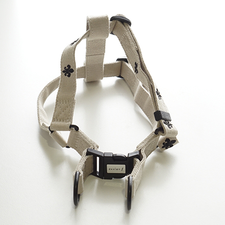 design f online shop / collar cotton lily collar, half choke , harness