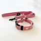 完売　tape collar & leash set cross pink x white