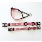 完売　tape collar & leash set cross pink x white