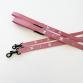 tape collar & leash set cross pink x white