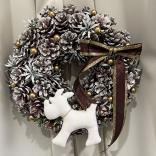 完売　living christmas wreath 2024