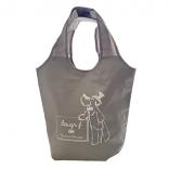 living cooler tote bag schnauzer　gray