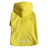 wear knit parka yellow