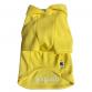 wear knit parka yellow