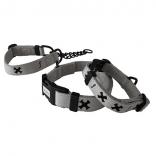 collar cotton collar ,half choke + leash set CROSS